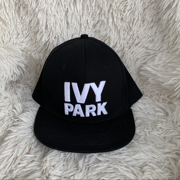 IVY PARK Accessories - NWT IVY PARK BLACK LOGO SNAP BACK HAT - BEYONCÉ